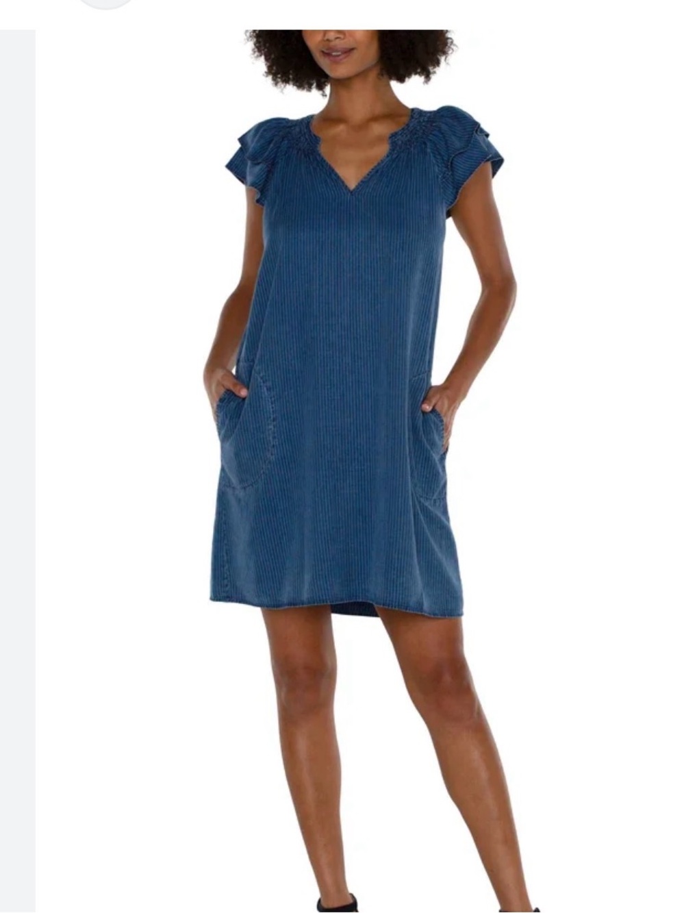 Liverpool Cap Sleeve Raglan Dress